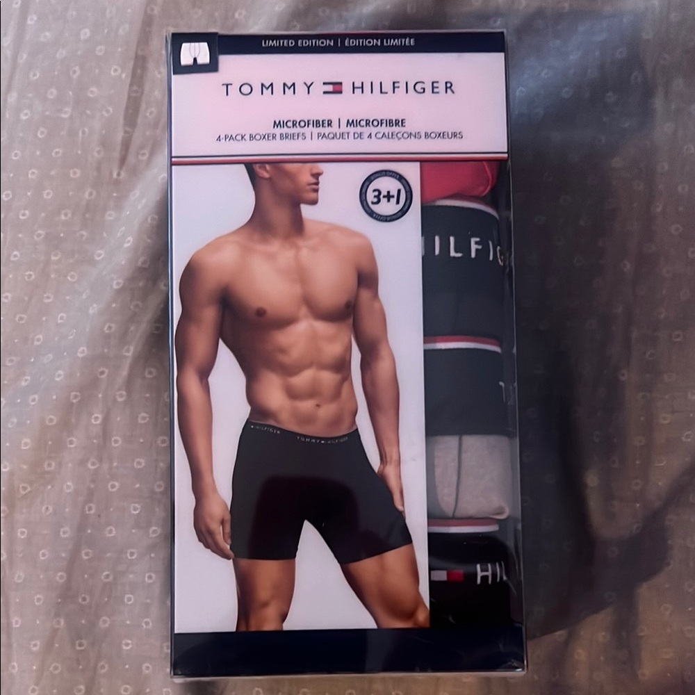 Tommy Hilfiger Microfiber Boxer Briefs 4-Pack
